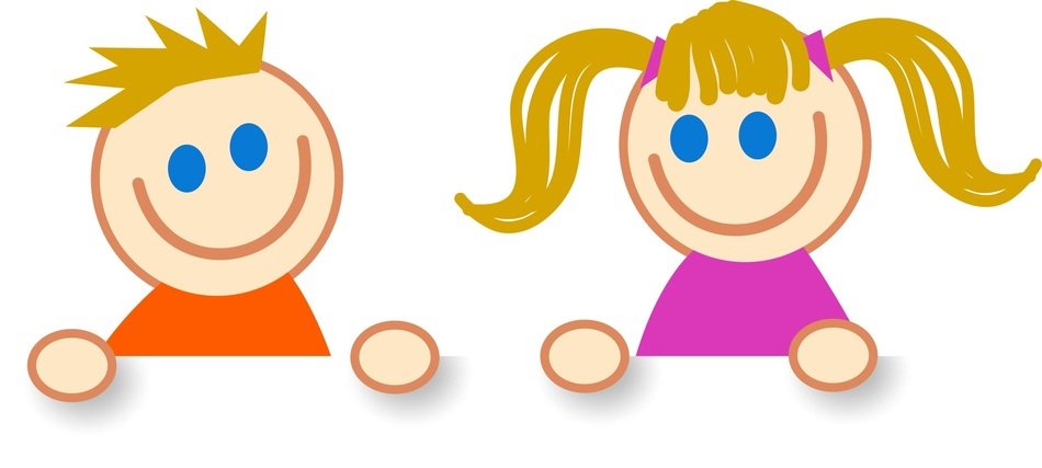 graphic image of cartoon children