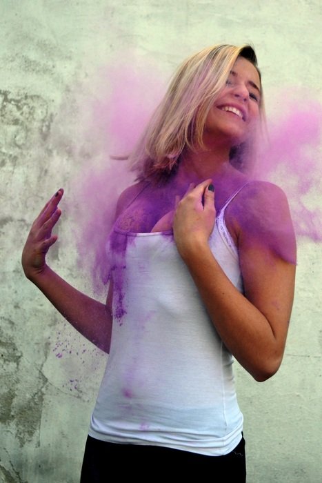 Holi Powder Girl