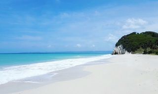 Caribbean sea Beach with White Sand, Haiti