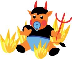 drawing little devil