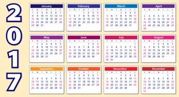 2017 calendar photo