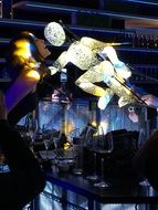 Carnival party in night club