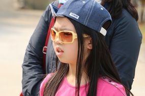 girl in leisure park