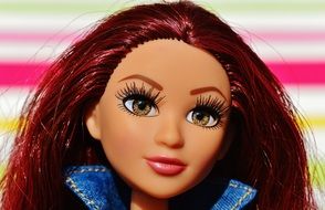 beautiful eyes with long eyelashes doll