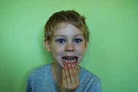 Baby face with Teeth