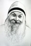 Osho Guru portrait