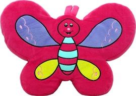 pink butterfly pillow