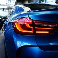Blue auto in Germany
