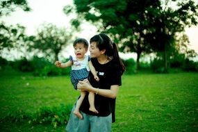 madly beautiful Baby and Mother