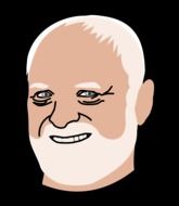 Beard Face as a drawing