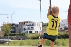 boy on the playground