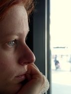 photo of a girl with a gaze