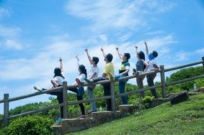 Island morning exercise
