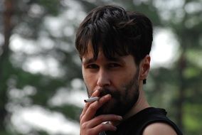 Boy smoke