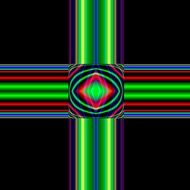 Cross Art Fractal drawing