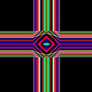 rainbow digital cross