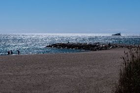 boat on the spanish coast