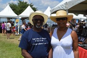 African Americans on festival