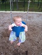 Child Swing Park Play Swinging