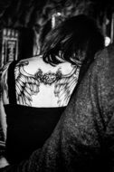 tattoo on the back of a girl