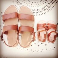 adults and children sandals