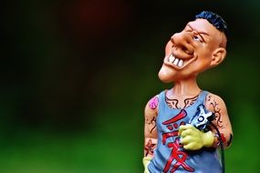 tattoo artist as a comic figure
