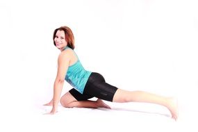 woman on a workout