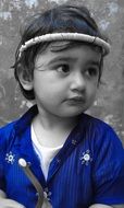 portrait of a cute little girl
