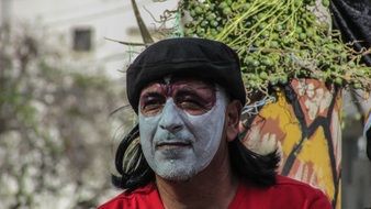 painted face for carnival