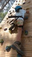 baby climber in the children's camp