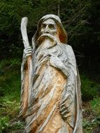 The Statue Of Woodcarving