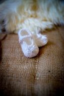 booties for a newborn baby