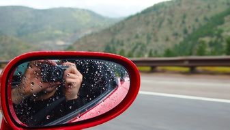 Camera In Mirror