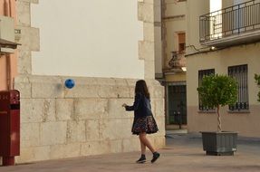 Girl Play Ball