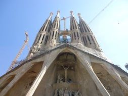 old beautiful family church barcelona