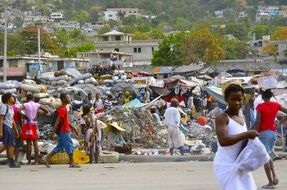 Helping people in Haiti
