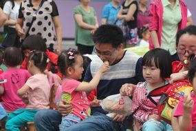 Chinese children and their parents