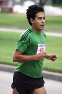 Runner in a park