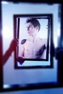 portrait of a handsome young man