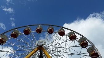 high wheel in a amusement park