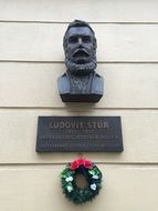 Bust in Bratislava,Slovakia