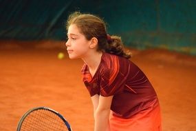 action in tennis