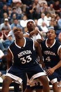 picture of players on a Basketball Game competition