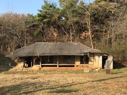 old hut in republic of korea
