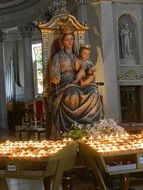Madonna With Child statue
