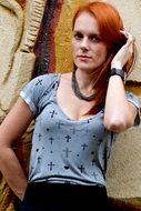 Redhead Model Girl
