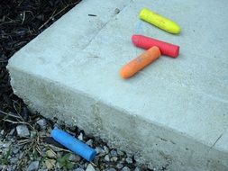 colourful crayons