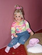 beautiful Doll, blonde baby girl