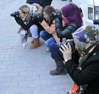 Girls Photographers shoot