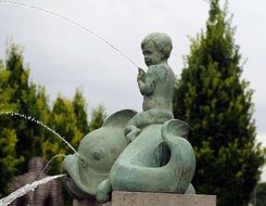 Sculpture as a Child Fountain